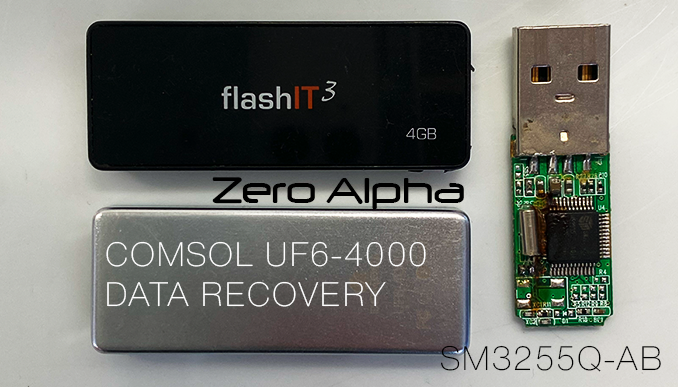 comsol 4gb usb UF6-4000 flash it3 data recovery with SM3255Q-AB