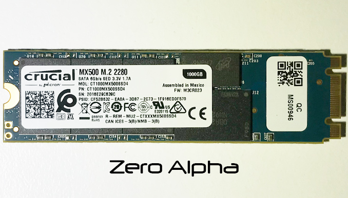 Crucial MX500 M.2 2280 CT1000MX500SSD4 Data Recovery
