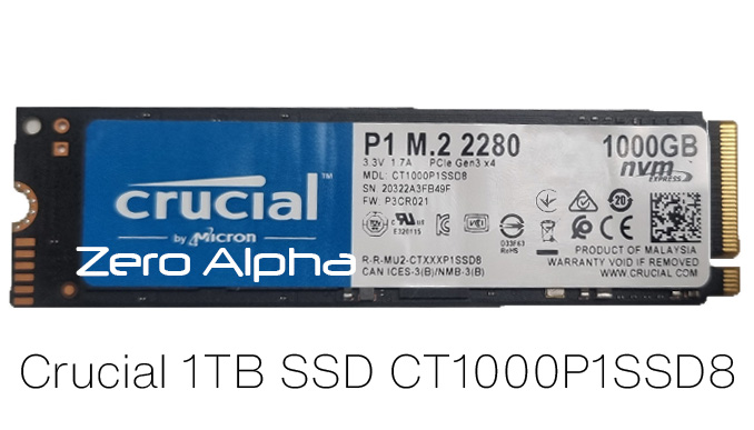 Crucial 1TB SSD CT1000P1SSD8