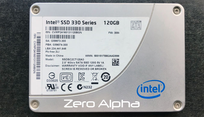 Intel SSD 330 Series Data Recovery 120GB ssdsc2ct120a3