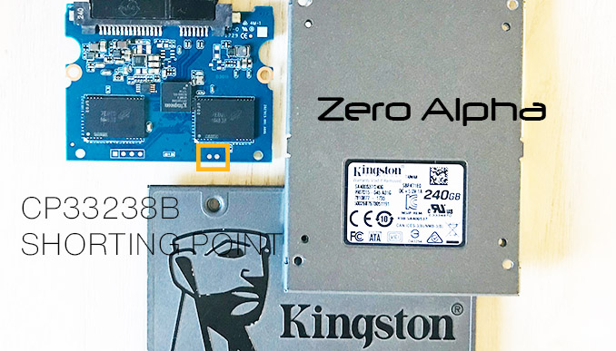 Kingston SA400S37/240G with CP33238B CPU shorting points data recovery