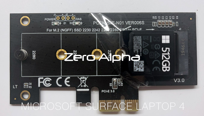 microsoft surface laptop 4 ssd adapter