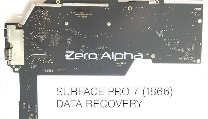 surface pro 7 1866 motherboard bottom view data recovery