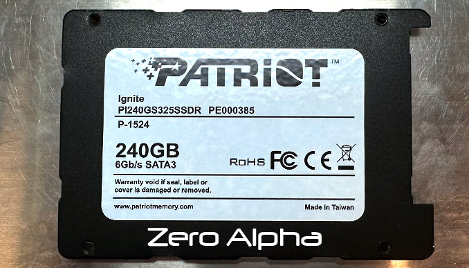 patriot ignite 240gb ssd data recovery