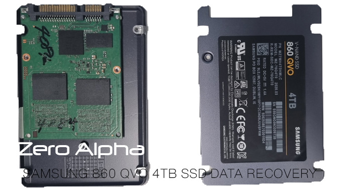 SAMSUNG 860 QVO 4TB SSD Data Recovery