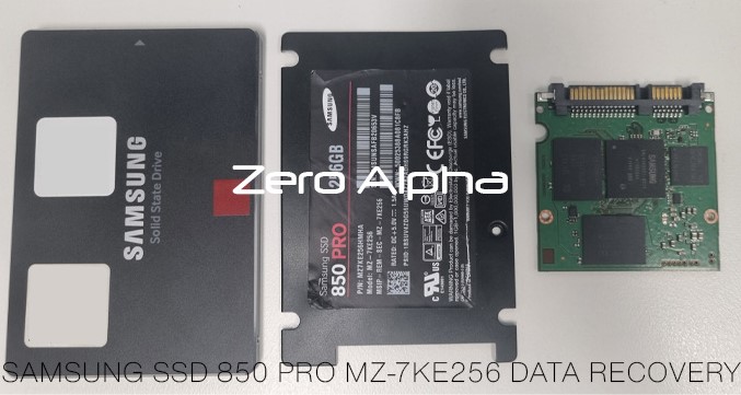 SAMSUNG SSD 850 PRO MZ-7KE256 DATA RECOVERY