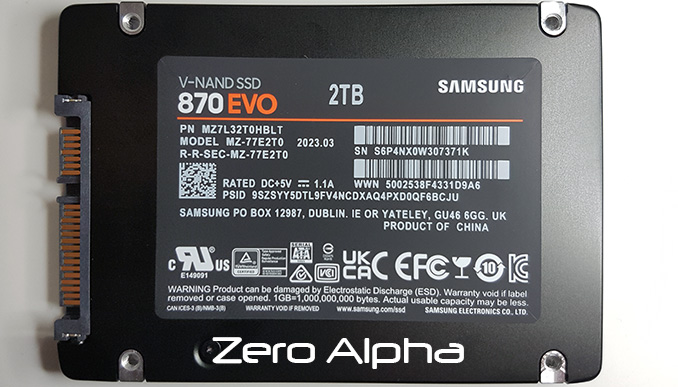 Samsung 870 Evo 2TB Data Recovery MZ-77E2T0