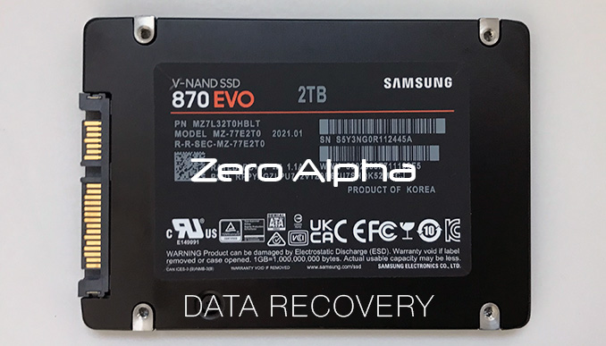 samsung 870evo 2tb data recovery bad sectors mz-77e2t0