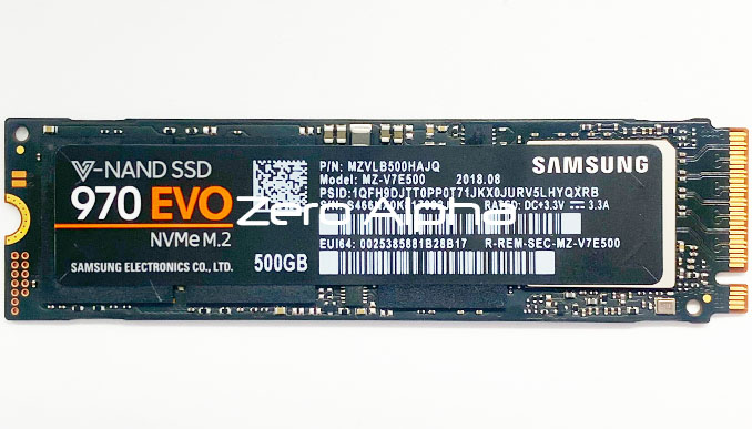 samsung 970 evo v-nand ssd data recovery nvme m.2 500gb mz-v7e500 2018.08