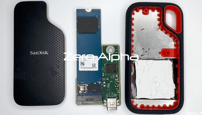 sandisk extreme portable ssd tear down