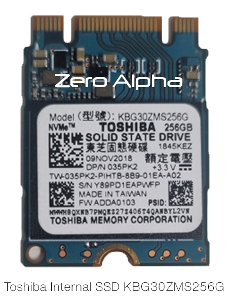 Toshiba Internal SSD KBG30ZMS256G Data Recovery