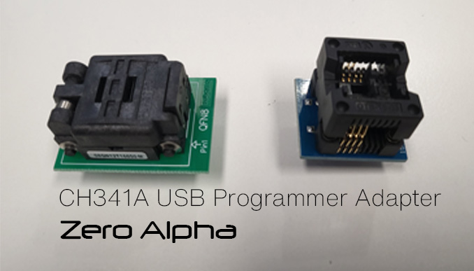 CH341A USB Programmer adapter zero alpha