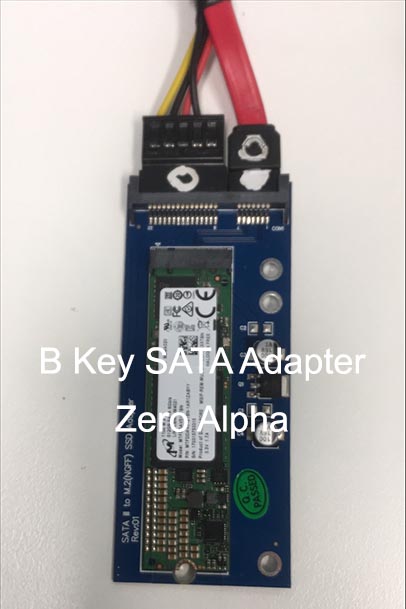 b key sata adapter