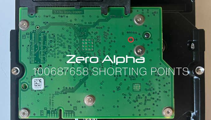 seagate 100687658 pcb shorting points
