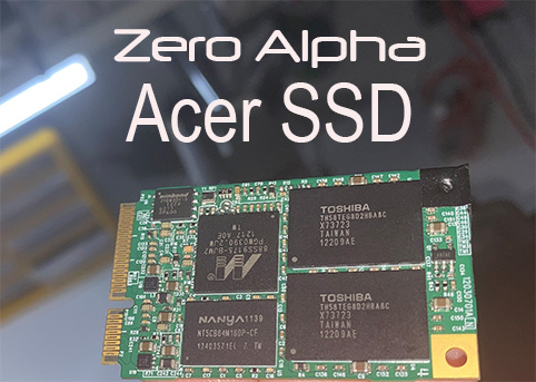 we use a special adapter for a acer aspire ssd msata data recovery