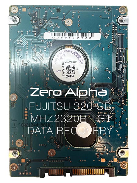 FUJITSU MHZ2320BH G1 320GB data recovery