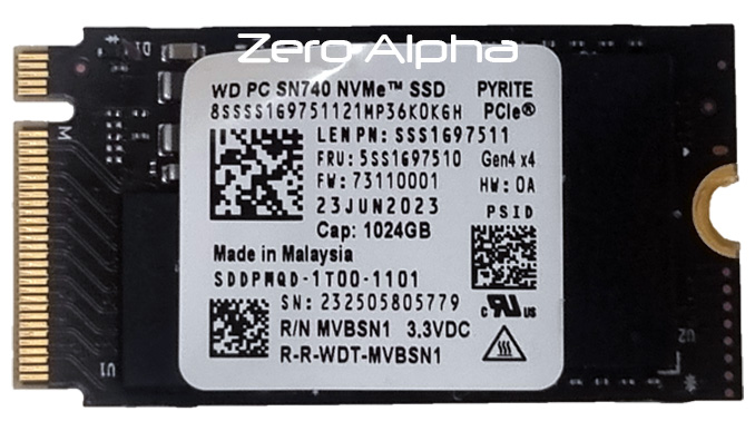 WD PC SN740 1024GB SSD Data Recovery