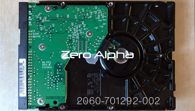 WD2500JB-00REA0 with 2060-701292-002 pcb not spinning data recovery