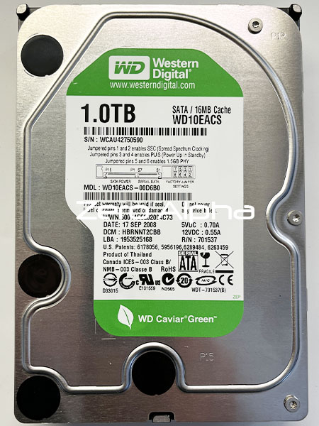 Western Digital WD10EACS data recovery