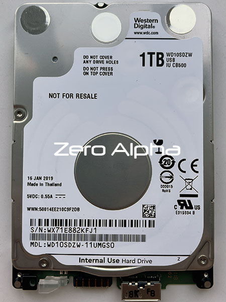 Western Digital WD10SDZW data recovery