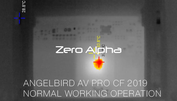 angelbird av pro cf 2019 thermal camera normal working demo