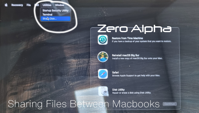 File sharing between macbook Data Recovery