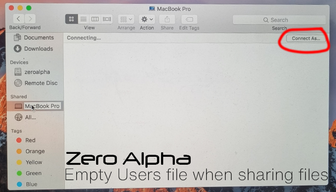 File sharing between macbook Data Recovery