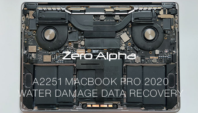 apple a2251 macbook pro water damaged data recovery motherboard