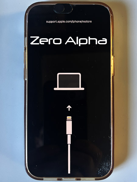 apple iphone 13 restore connect to laptop itunes