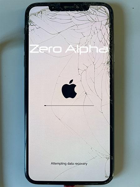 iphone 11 pro attempting data recovery apple logo