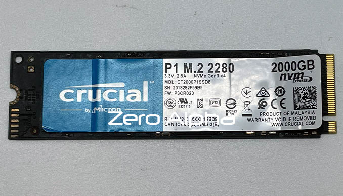 crucial p1 m2 2280 ct2000p1ssd8 2000gb data recovery