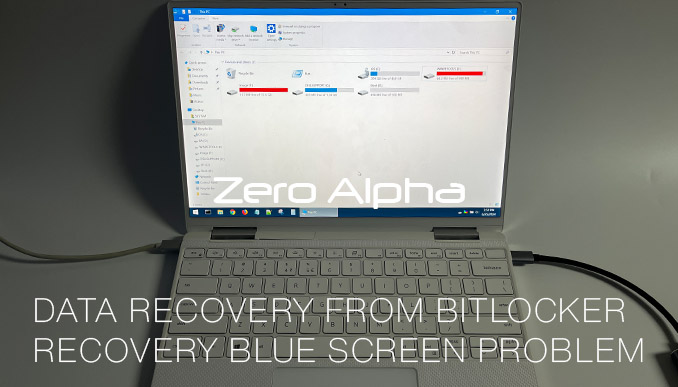 Dell XPS 13 7390 2 in 1 BitLocker Recovery Blue Screen Successful Data Recovery