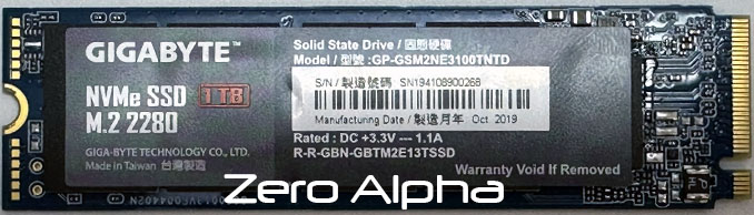 gigabyte gp-GSM2NE3100TNTD 1tb ssd data recovery