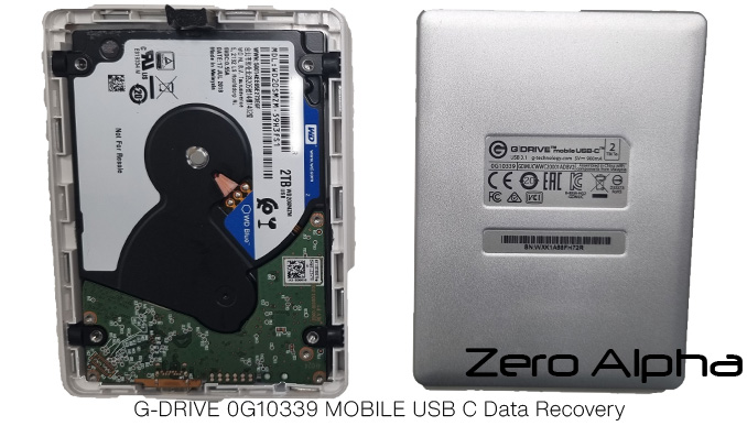 G-DRIVE 0G10339 MOBILE USB C Data Recovery