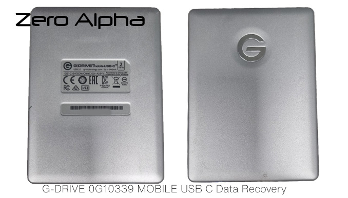 G-DRIVE 0G10339 MOBILE USB C Data Recovery