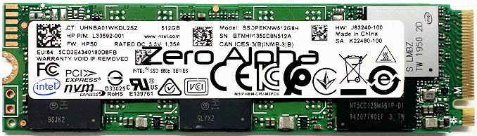 Intel 660p SSD data recovery SDPEKNW512G8H