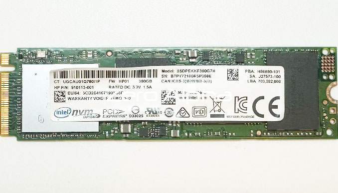 intel SSDPEKKF360G7H hp01 360gb ssd data recovery m2