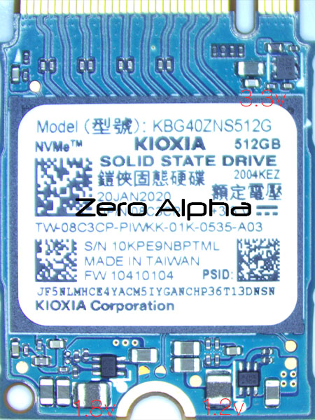 kioxia ssd data recovery 512gb kbg40zns512g with schematics