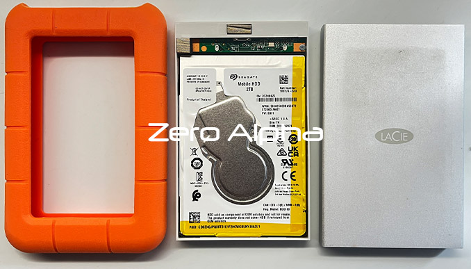 lacie rugged 2tb hard drive data recovery opened