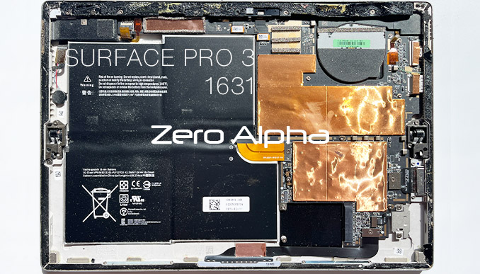 microsoft surface pro 3 1631 lcd removed motherboard data recovery