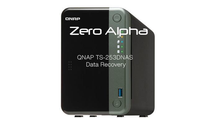 QNAP TS-253D zero alpha data recovery