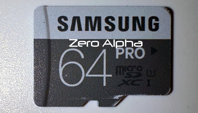 Samsung Pro 64 microsd card U1 data recovery