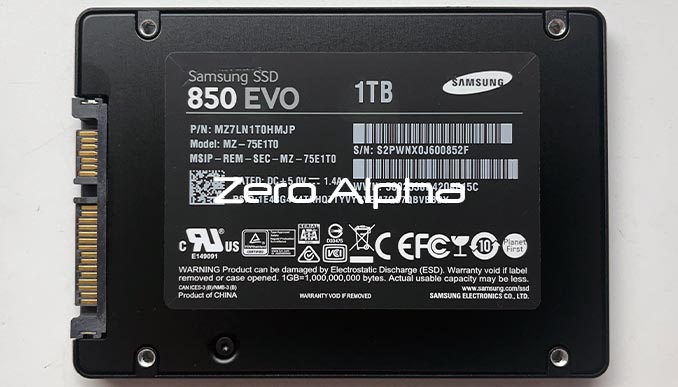 samsung 850 evo 1tb ssd data recovery mz-75e1t0