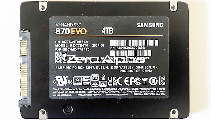 samsung 870 evo 4tb ssd data recovery 2024 mz-77e4t0