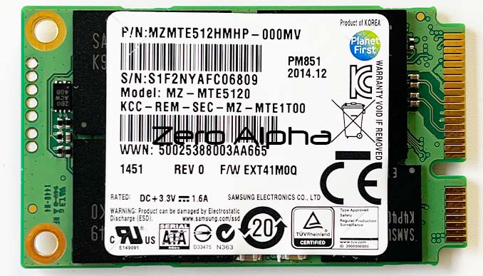 samsung pm851 ssd data recovery mz-mte5120