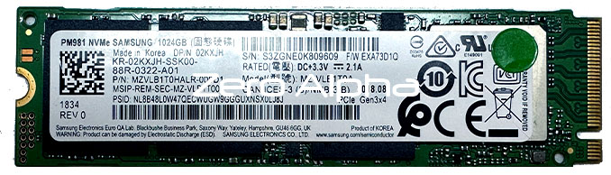 samsung pm981 nvme ssd data recovery