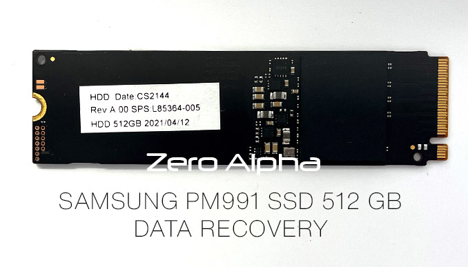 samsung pm991 ssd 512gb data recovery