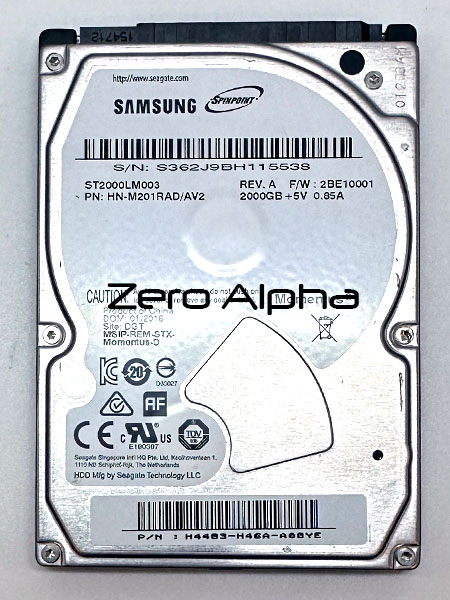 samsung spinpoint 2tb ST2000LM003 data recovery