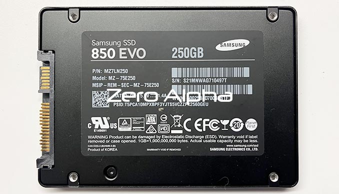 Samsung SSD 850 Evo 250GB Data Recovery MZ 75E250