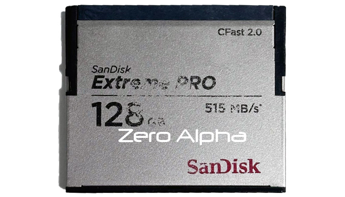 SanDisk Extreme Pro 128GB CFast Card Data Recovery 